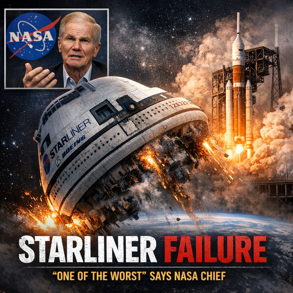 Illustration of Nasa chief calls Boeing Starliner failure among worst