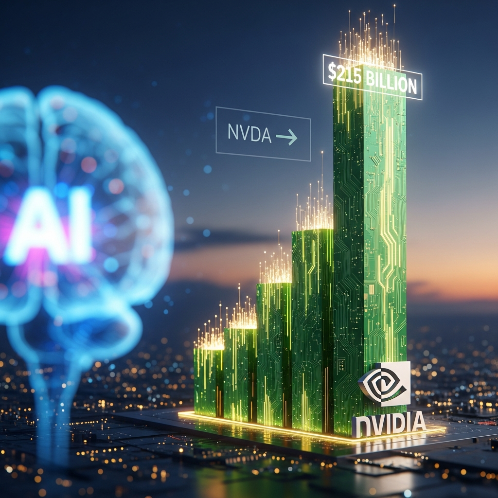 Nvidia reports record $215bn revenue despite AI concerns