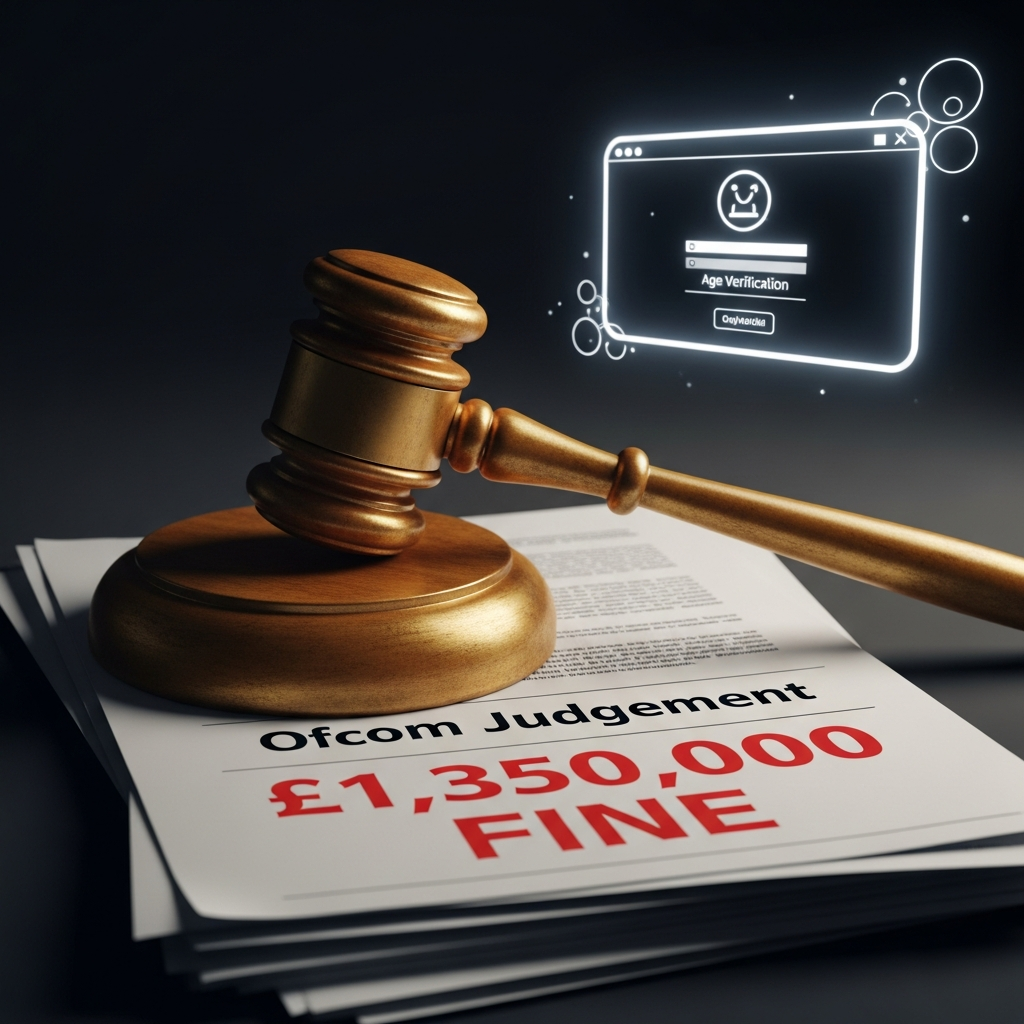 Porn company fined £1.35m by Ofcom over age check failings