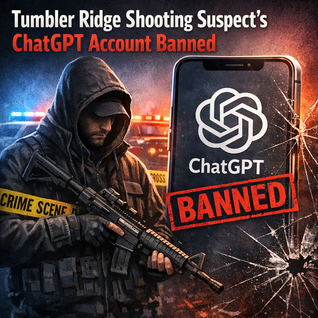 Tumbler Ridge shooting suspect’s ChatGPT account banned earlier
