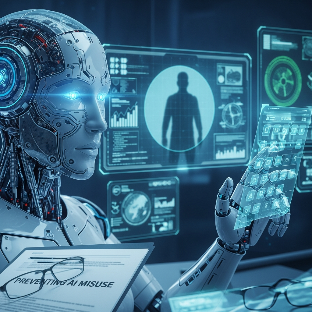 Illustration of Anthropic seeks weapons expert to prevent AI misuse