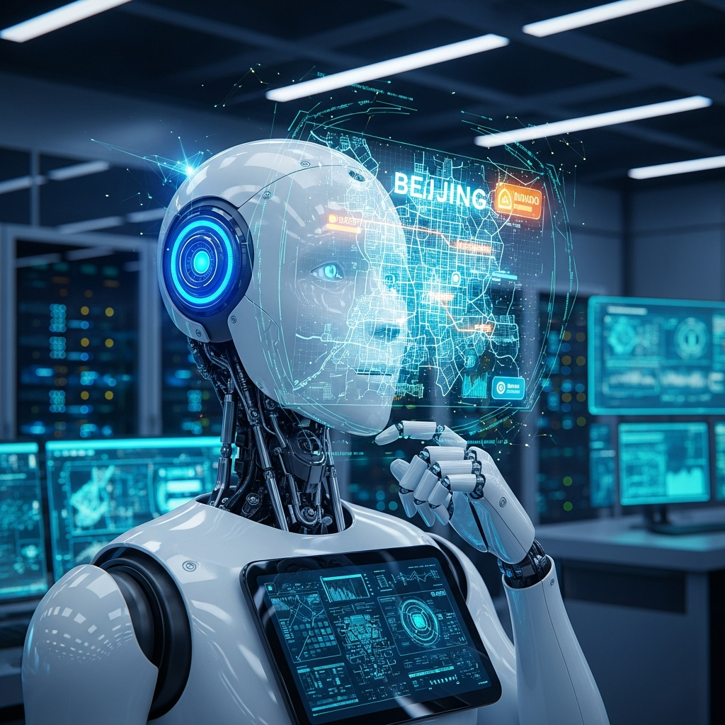 Illustration of AI assistant reveals insight into Beijing's technology ambitions