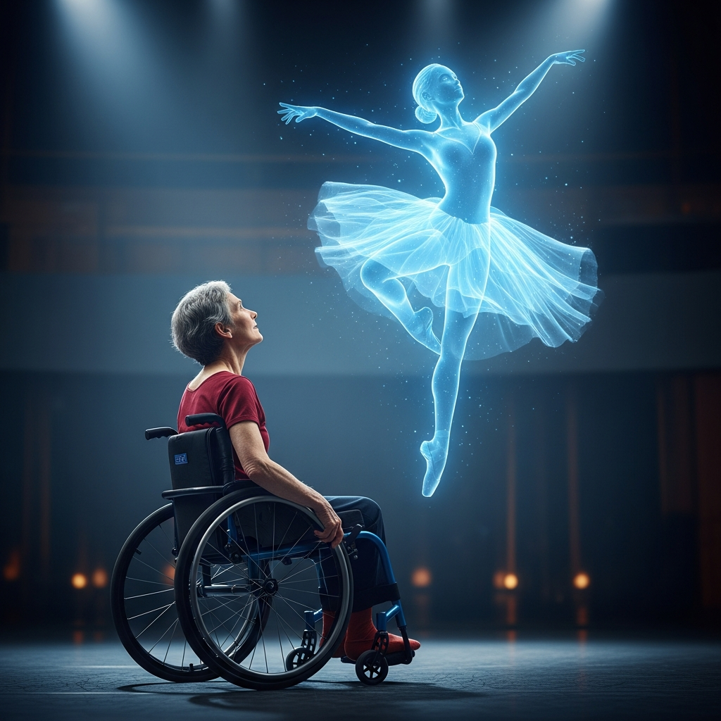 Dancer with MND returns to stage via digital avatar