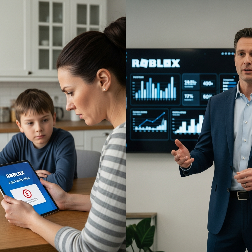 Illustration of Roblox Defends Age Checks After Parents Raise Error Concerns